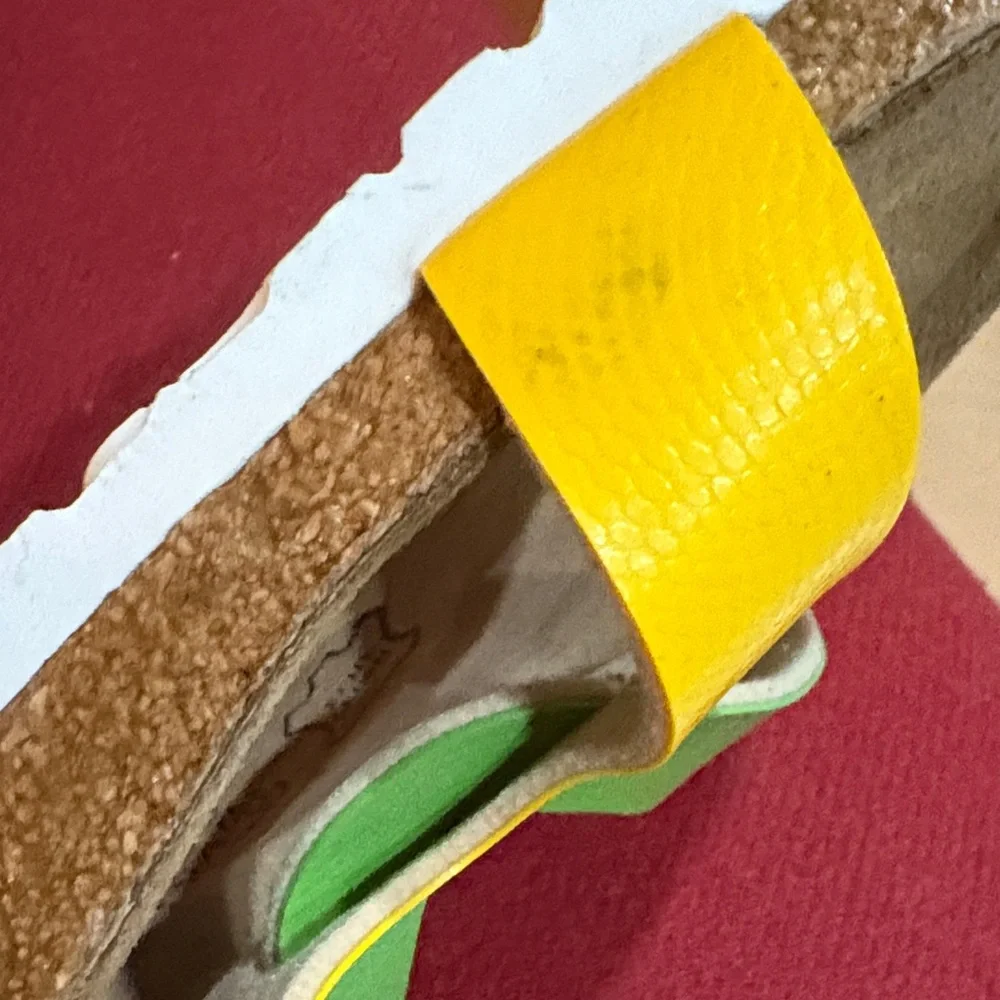 Birkenstock Women Sandals - Vibrant Yellow and Green - Picture 5 of 8